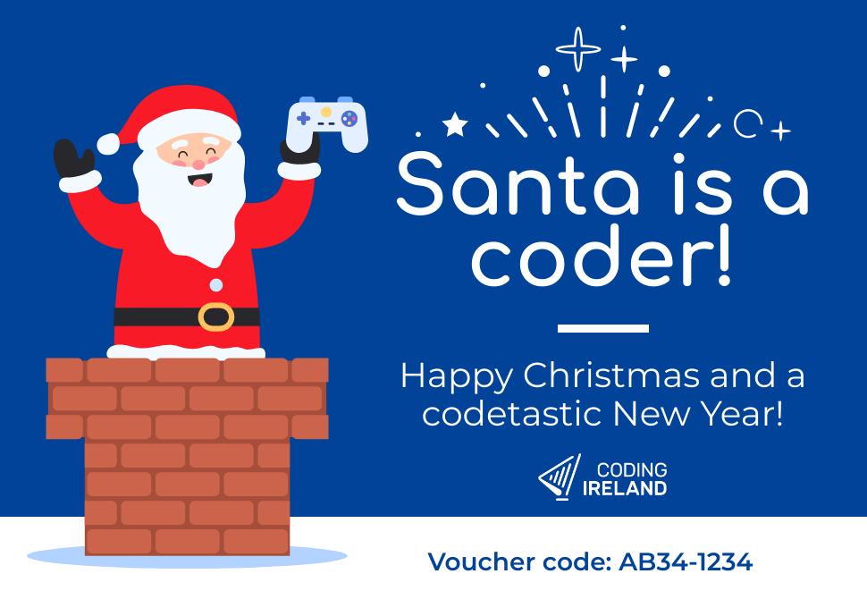 Gift of Coding Voucher Card- Design 1