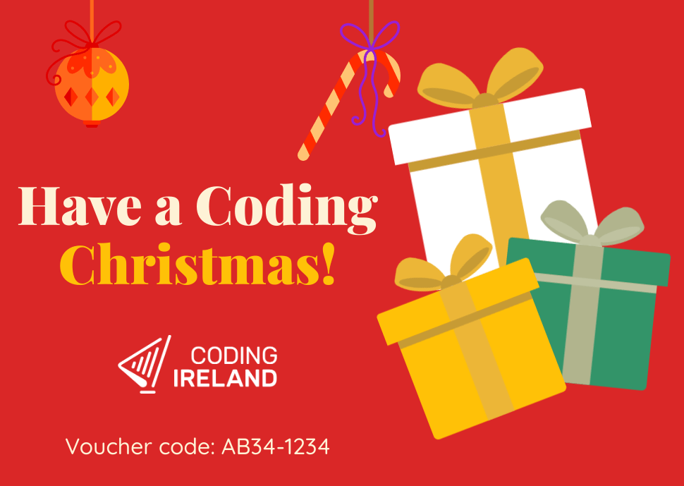 Gift of Coding Voucher Card- Design 3